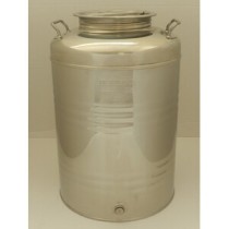FUSTO OLIO ACCIAIO INOX 441 50 L AGGRAFFATO