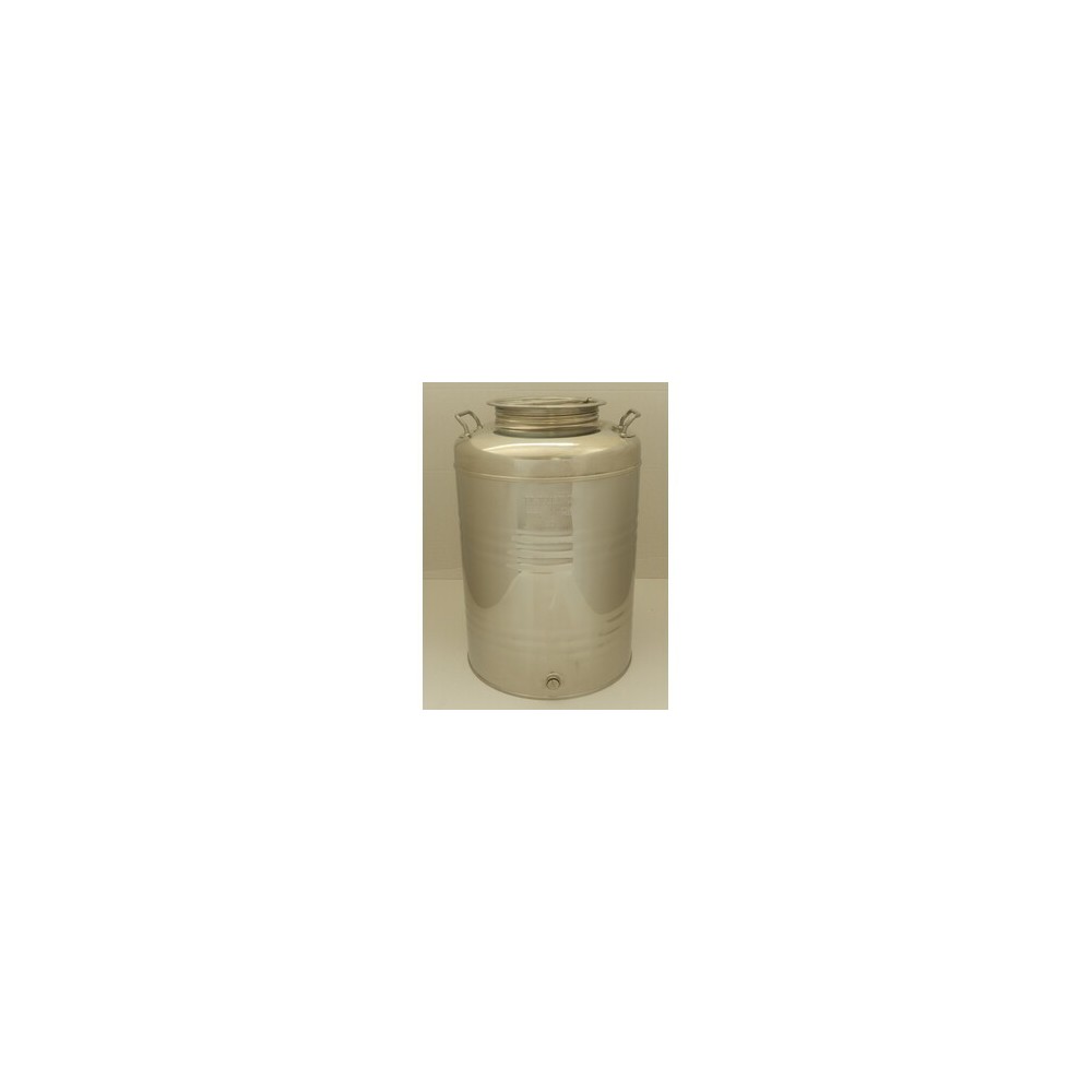 FUSTO OLIO ACCIAIO INOX 441 50 L AGGRAFFATO
