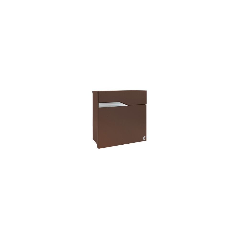 CASSETTA POSTALE ALUBOX NETTUNO 37X11X37 RUGGINE CASSETTA POSTALE ALUBOX NETTUNO 37X11X37 RUGGINE