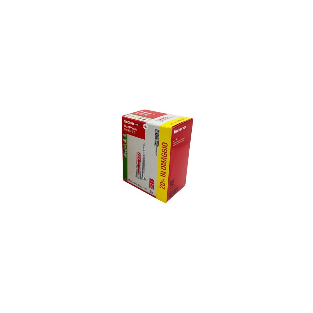 FISCHER TASSELLO DUOPOWER S 8X40 VITE 50+10 OMAG FISCHER TASSELLO DUOPOWER S 8X40 VITE 50+10 OMAG