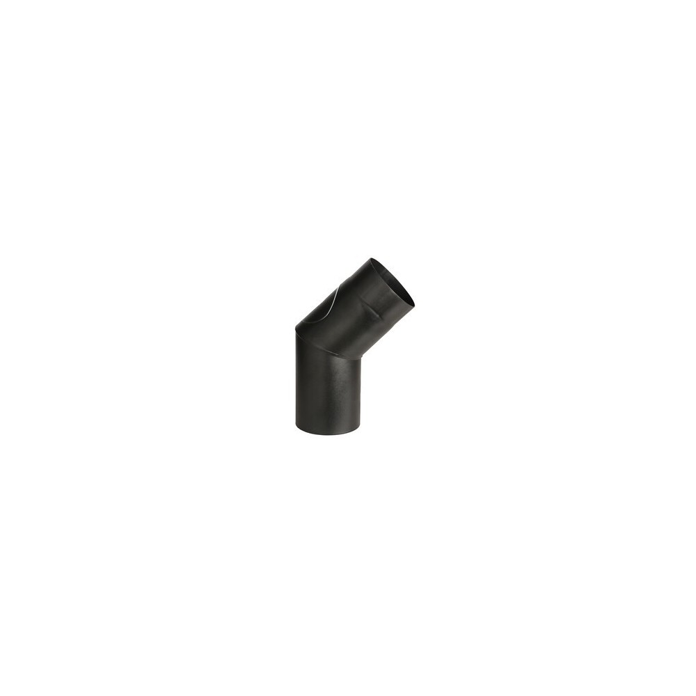 CURVA PORCELLANATA 45 C/ISPEZ  D 12CM NERO OPACO TOP