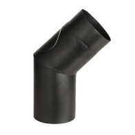 CURVA PORCELLANATA 45 C/ISPEZ  D 15CM NERO OPACO TOP