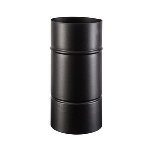 TUBO PORCELLANATO D 15 X H  25CM NERO OPACO CLASSIC