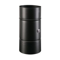 TUBO PORCELLANATO C/COMB C/TAPPO D 13XH19CM NERO CLASSIC