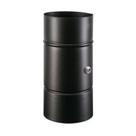 TUBO PORCELLANATO C/COMB C/TAPPO D 15XH19CM NERO CLASSIC