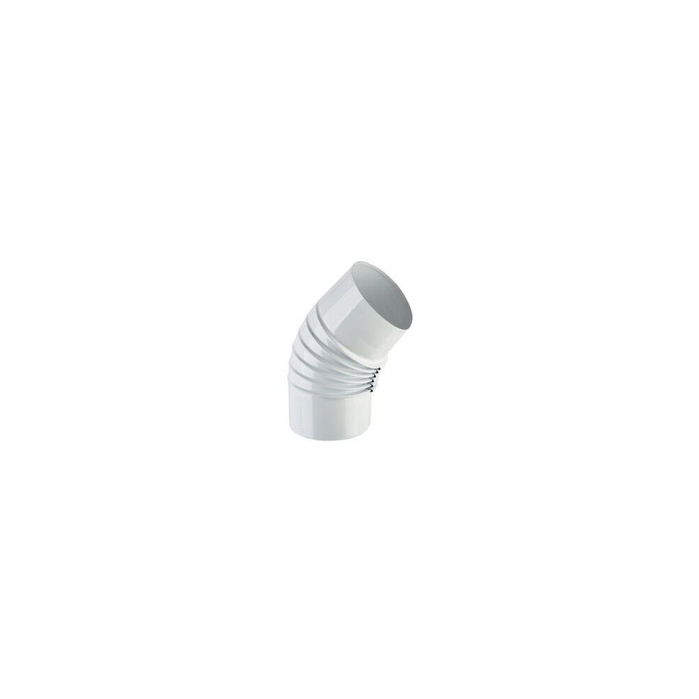 CURVA PORCELLANATA PIEGHETTATA 45 D 12CM BIANCO CLASSIC