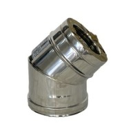 C CURVA INOX 45 D 15 CM