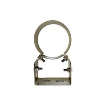 C COLLARE INOX C/STAFFA P/TUBO D 8 CM