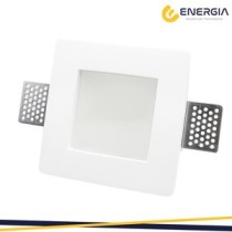 FARETTO INCASSO IN GESSO QUADRATO 120X120 C/VETRO