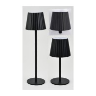 LAMPADA LED RICARICABILE 3 IN 1 ALBA NERO