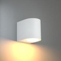 APPLIQUE DRAPION  9X8X7CM BIANCO GU10 1X5W MAX