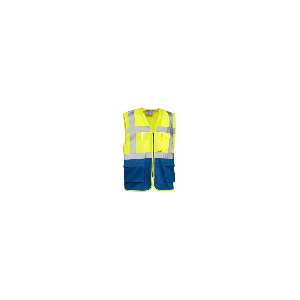 GILET ALTA VISIBILIT GIALLO/BLU LASER TG. 3XL GILET ALTA VISIBILIT GIALLO/BLU LASER TG. 3XL