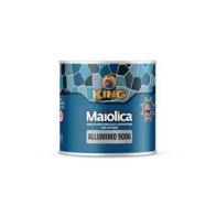 SMALTO MAIOLICA ALLUMINIO 9006  ESTERNI 100 G (6,0 pz)