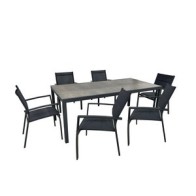 C SET CASSIS TAVOLO ALLUNGABILE E 6 SEDIE