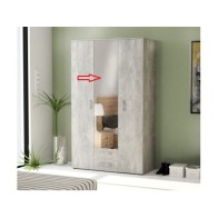 R ANTA DM X KIT ARMADIO 3A+2C SPECCH.121X200X54 CEMENTO K4298