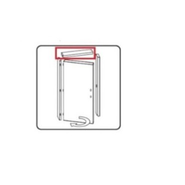 R TRAVERSO BATTENTE X PORTA MICROTEC 210X80 NOCE QUERCIA VERT.