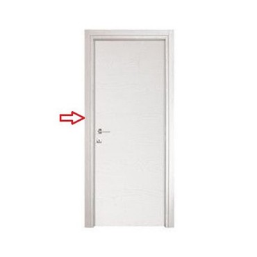 R STIPITI LATERALI +CORNICI X PORTA MOD MICROTEC SCORR. BIANCO 210X80