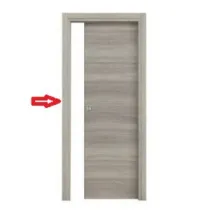 R STIPITI+CORNICI X  PORTA MICROTEC SCORREV ROVERE GRIGIO 80X210