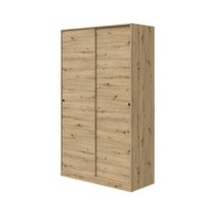 ARMADIO 2 ANTE SCORREVOLI 120X50X200 CM  ROVERE