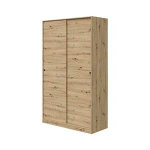 ARMADIO 2 ANTE SCORREVOLI 120X50X200 CM  ROVERE