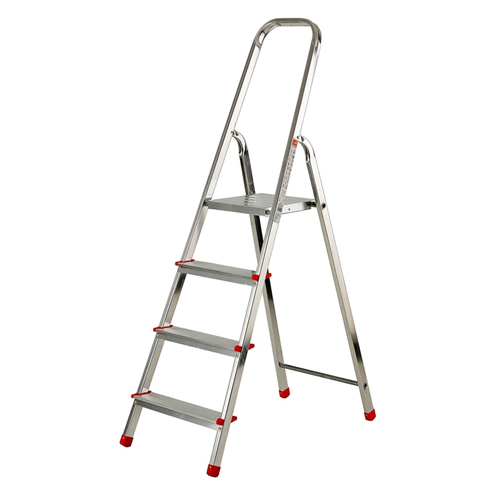 SCALA PER USO DOMESTICO 5 gradini - altezza cm. 99 (pedana) / 161 (totale) SCALA PER USO DOMESTICO 5 gradini - altezza cm. 99 (pedana) / 161 (totale)