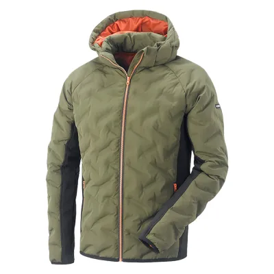 GIACCA IMBOTTITA 'DAKOTA' taglia M - nero/arancio