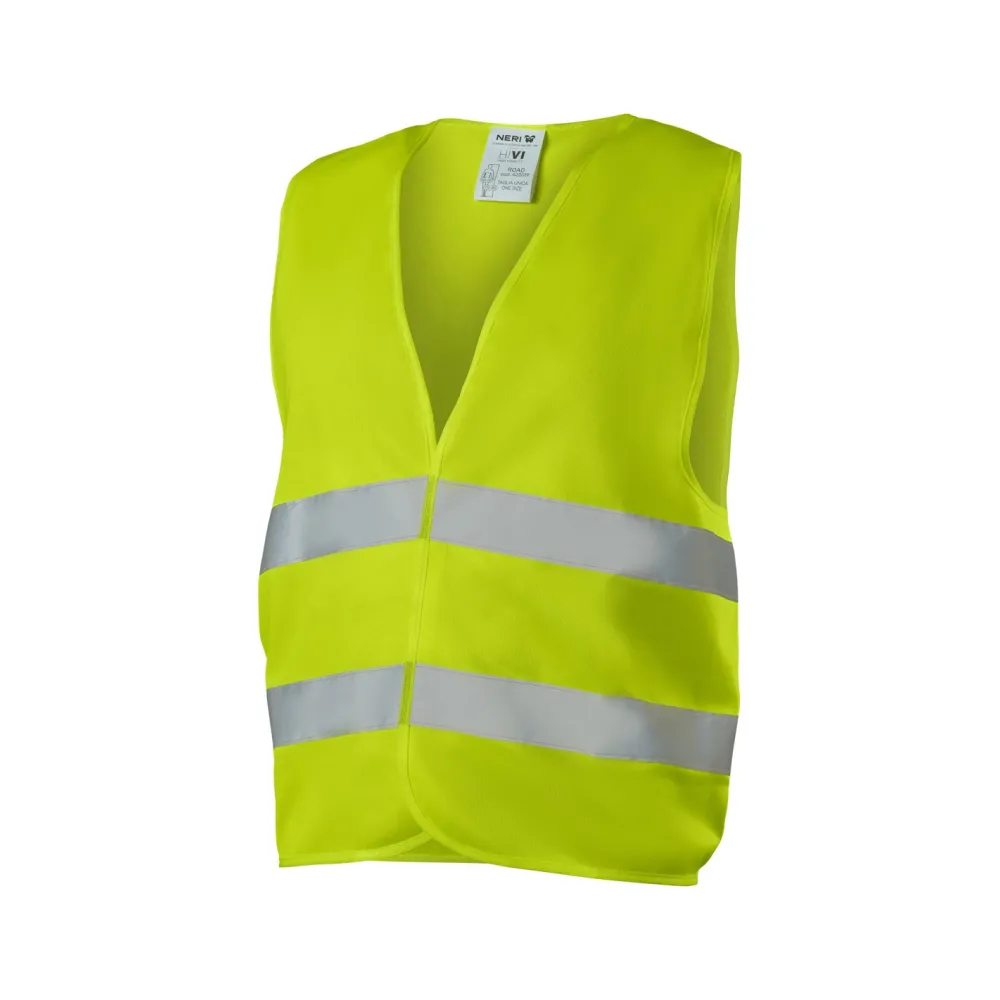 GILET ALTA VISIBILITA' 'ROAD' taglia unica - giallo