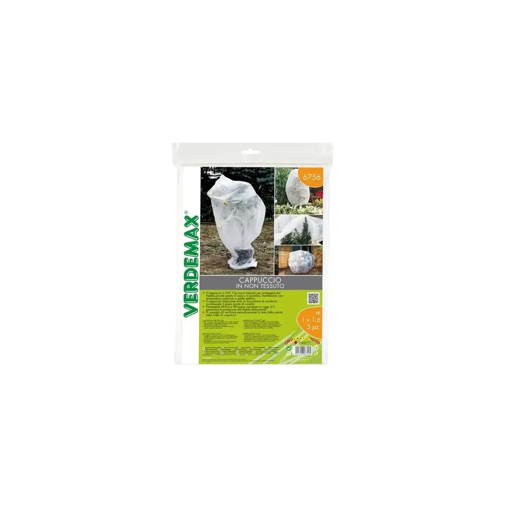 CAPPUCCIO ANTIGELO IN TNT 17G/M2 1,0X1,6 M CF 3 PZ