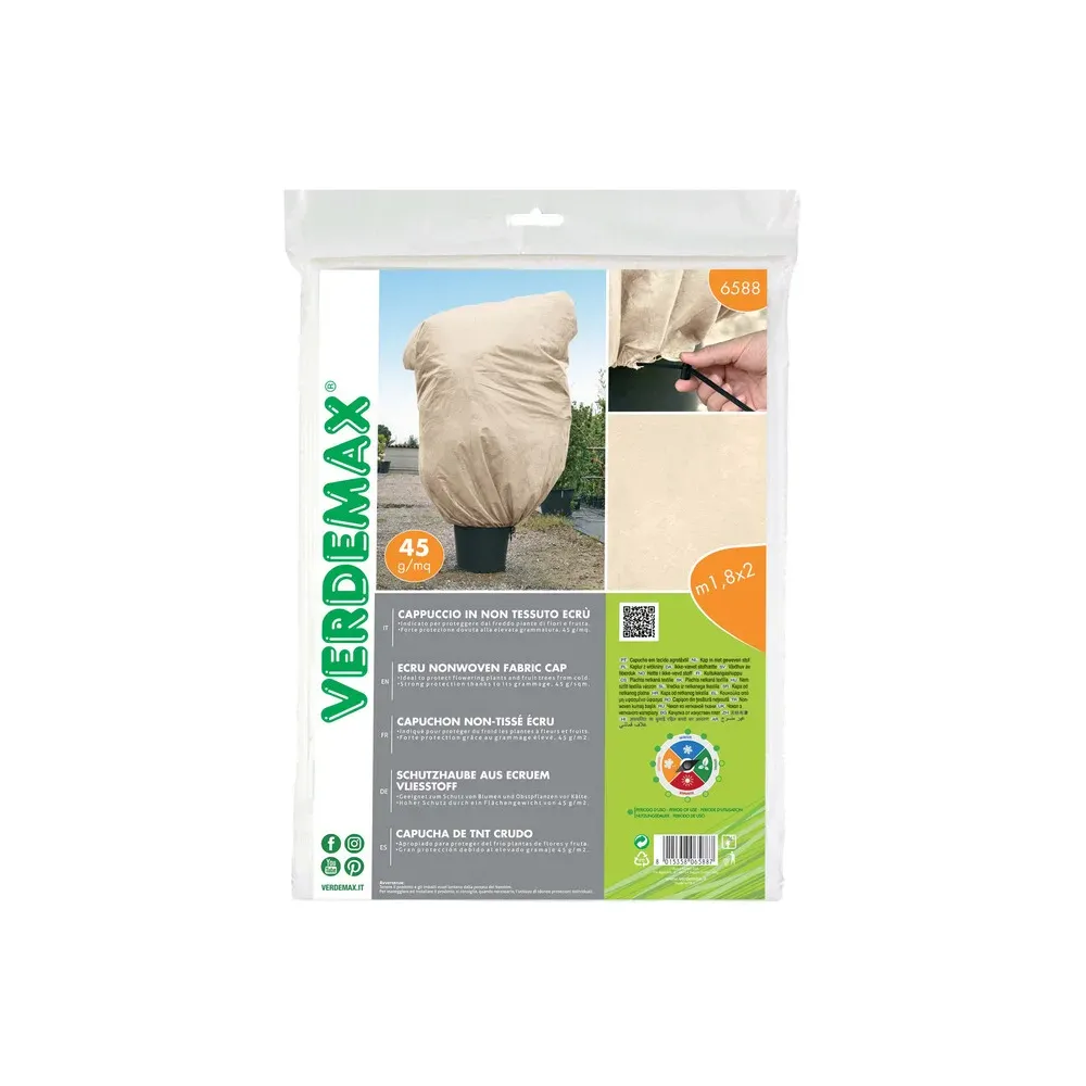 CAPPUCCIO ANTIGELO IN TNT 45G/M2 1,8X2,0 M ECRU