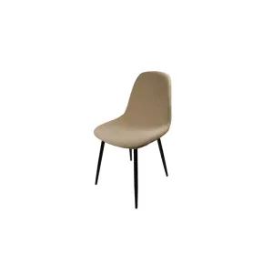 SEDIA VILLA BEIGE TESSUTO BOUCLE (4,0 pz)