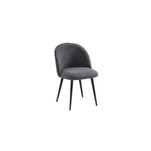 SEDIA PALOMA GRIGIO MEDIO TESSUTO BOUCLE (4,0 pz)