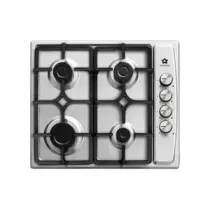 PIANO COTTURA INOX STAYLUX GAS 60CM GRIGLIA GHISA