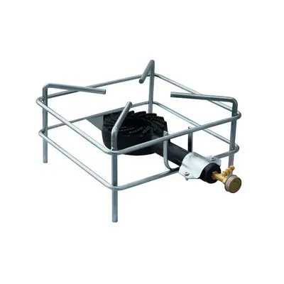 FORNELLONE A GAS FOX 30X30 CM CROMATO (2,0 pz)