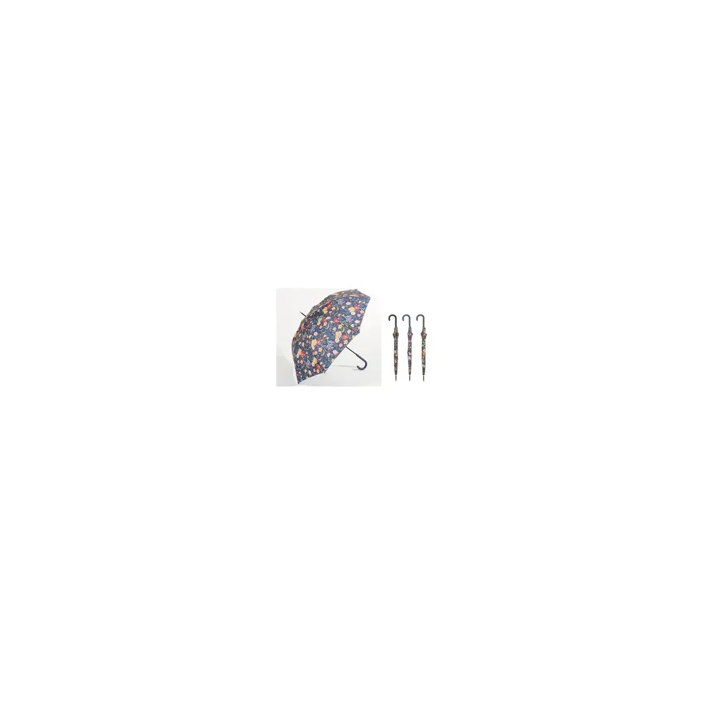 OMBRELLO AUTOMATICO LUNGO DONNA FIORI ASSORTITO (12,0 pz)