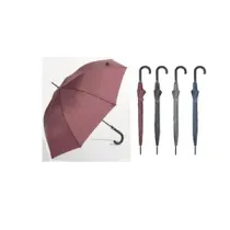 OMBRELLO AUTOMATICO LUNGO UNISEX RIGATO ASSORTITO (12,0 pz)