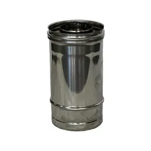 C TUBO INOX D 25 X H  50 CM