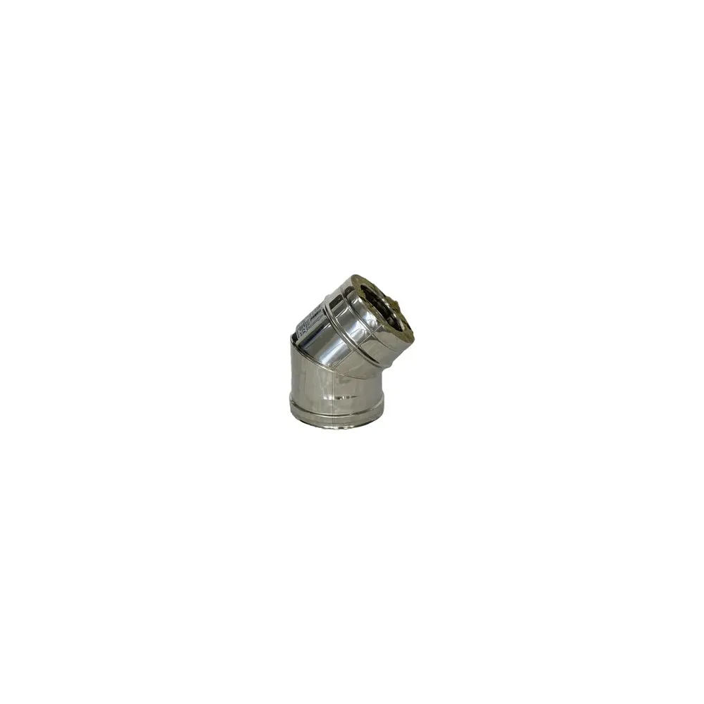 C CURVA INOX 45 D 10 CM