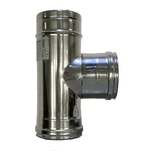 C RACCORDO A T INOX ATTACCO FMM D 13 CM