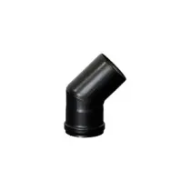 C CURVA A 45  P/STUFA A PELLET MF D  8 CM (2,0 pz)