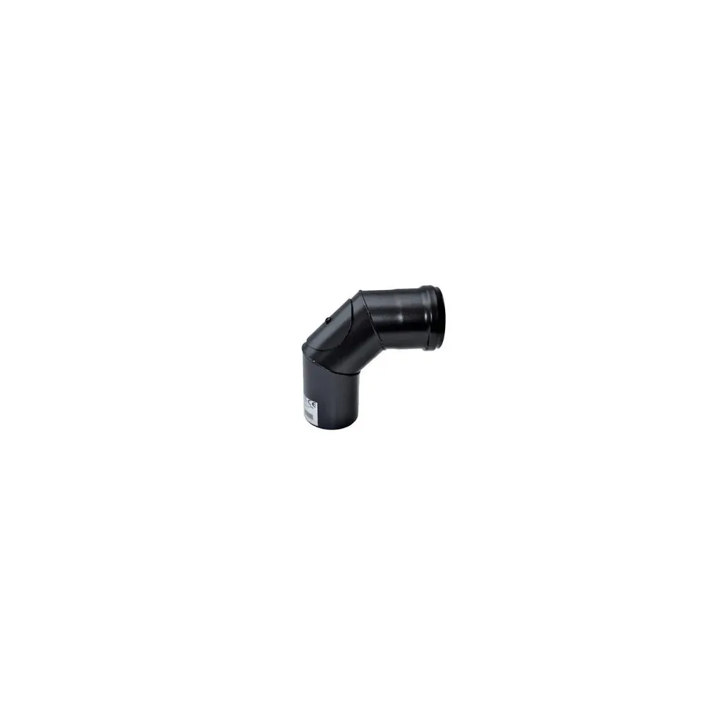C CURVA A 90 P/STUFA A PELLET C/ISPEZ D 10 CM