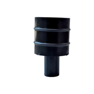 C FUMAIOLO A BOTTE INOX VERNICIATO D  8 CM