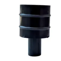 C FUMAIOLO A BOTTE INOX VERNICIATO D 10 CM