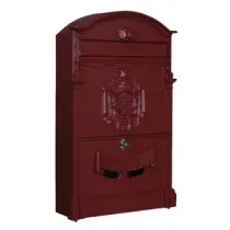 C CASSETTA POSTALE REGIA ROSSO 3003 25,5X9X41CM