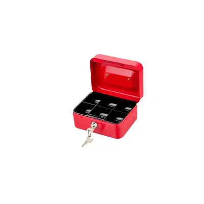 C CASSETTA PORTAVALORI ROSSO 3003 15.2X11.8X8CM
