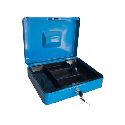 C CASSETTA PORTAVALORI BLU 5015 30X24X9CM