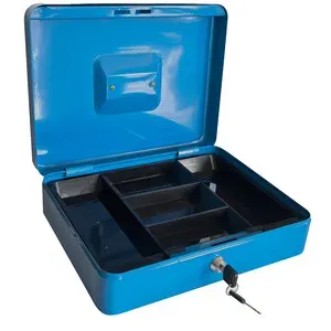 C CASSETTA PORTAVALORI BLU 5015 30X24X9CM