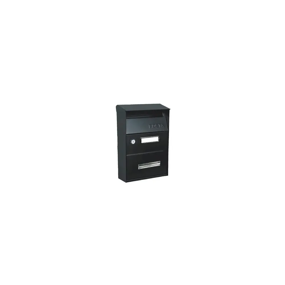 C CASSETTA POSTALE AUSTRIA NERO 9005 21.5X10.5X32CM