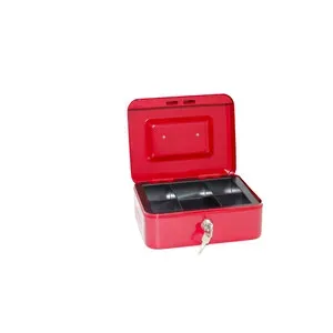 C CASSETTA PORTAVALORI ROSSO 3003 20X16X9CM