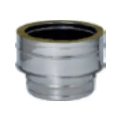 C RACCORDO INOX DA MONO A DOP PARETE D10/15CM