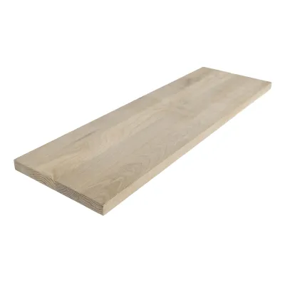 MENSOLA SQUADRATA ROVERE NATURALE 60X1,8X40 CM (5,0 PZ)